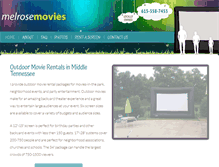 Tablet Screenshot of nashvilleoutdoormovies.com